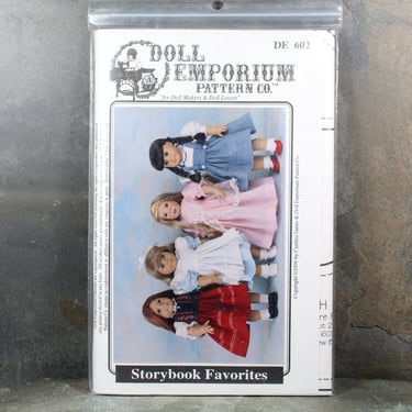 1996 Doll Emporium #DE602 Doll Clothes Pattern | 