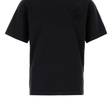 Burberry Man Black Cotton T-Shirt