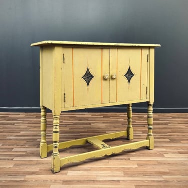 Antique Jacobean Style Painted Sideboard, c.1930’s 