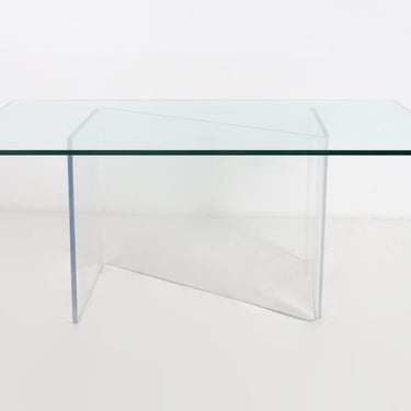 Lucite "Z" Dining Table 