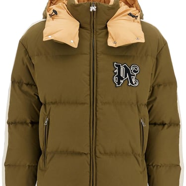 Palm Angels "Down Jacket With Logo Patch Men