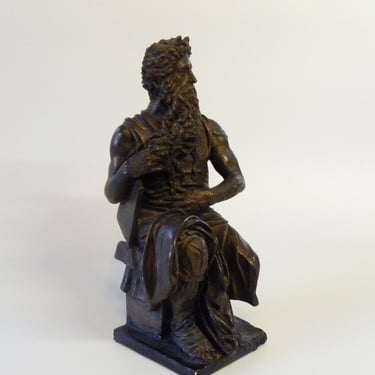 Moses Holding the Bible Sculpture by Austin Productions 1968 