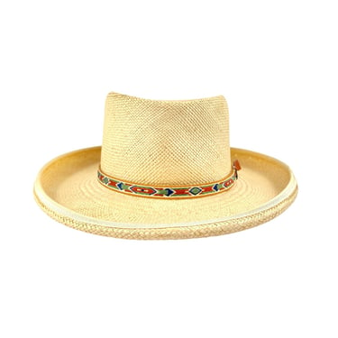 Vintage 1960's Panama Hat Straw Betmar Hat 