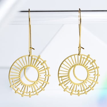 Sun + Moon Earrings