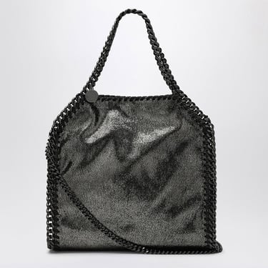 Stella Mccartney Falabella Mini Metallic Ruthenium-Coloured Bag Women