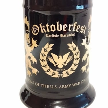 US Army War College Carlisle Barracks Oktoberfest Ceramic Beer Stein 6