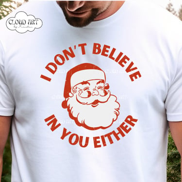 Mens Christmas Shirt, Funny Holiday Tee, Retro Christmas Tee, Office Party Tee, Funny Christmas Shirt, Sarcastic XMAS Tee, Alt Christmas T by CloudArt
