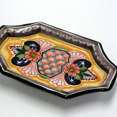 vintage Mexican Pottery dish or plate Garcia Mexico 