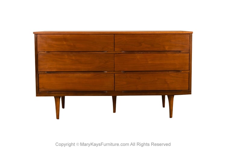 Mid-Century Modern Walnut Dresser 