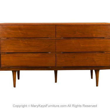 Mid-Century Modern Walnut Dresser 