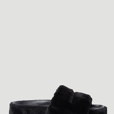 Stella Mccartney Women Faux Fur Plarform Sandals