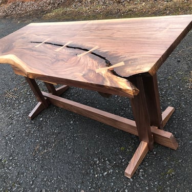 George Nakashima Style Desk made with American Walnut 