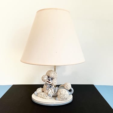 1950s Poodle Lamp & Shade 