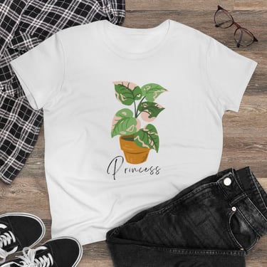 Pink PRINCESS Philodendron Tshirt - Cute Plant Shirt - PPP Plant Shirt - Princess Tshirt - Plant Lover Shirt - Gift for Plant Lovers 