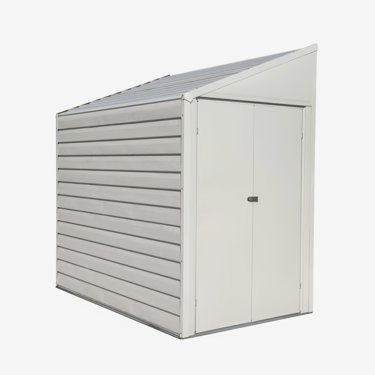 New In Box Arrow 4' x 7' Yardsaver Galvanized Steel Shed