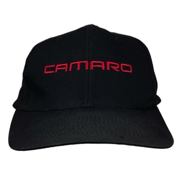 Vintage 90s Chevrolet Camaro Embroidered Sports Car Promotional SnapBack Hat Cap 