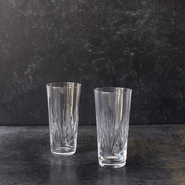 Pair of Art Deco Crystal Bar Glasses