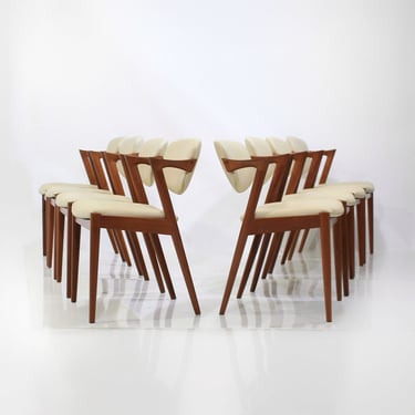 Mid-Century Scandinavian Teak Dining Chairs - Set of 8 