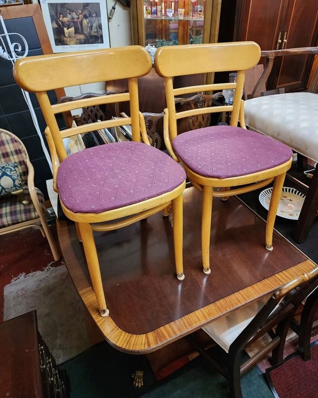 Pair of Bentwood Chairs, $69