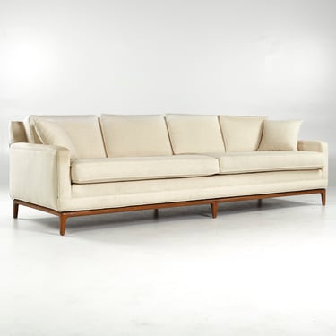 Dunbar Style Mid Century Walnut Sofa - mcm 