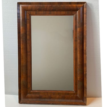American Empire Mahogany Rectangular Wall  Mirror