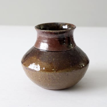 vintage studio pottery vase 