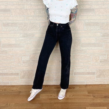 Levi's 501 Black Vintage Jeans / Size 24 25 