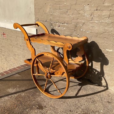 Teak Bar Cart