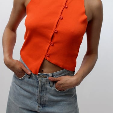 Amazing Citrus Asymmetrical Knit Tank