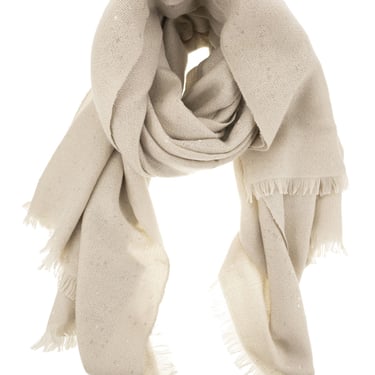 Brunello Cucinelli Women Diamond Cashmere And Silk Scarf