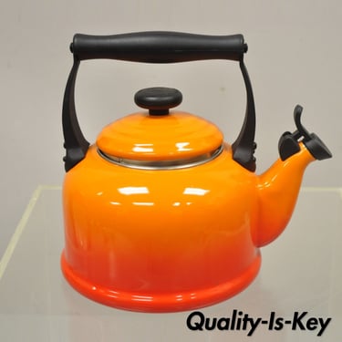 Le Creuset France Orange 2.2 Qt 2.1 Liter Tea Pot