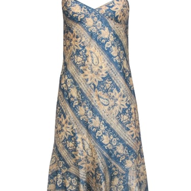 ralph lauren blue floral dress Polo Ralph Lauren Floral cotton Oxford Shirt Dress main image 1