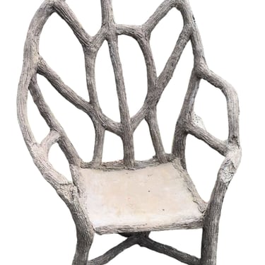 French Faux Bois Chair