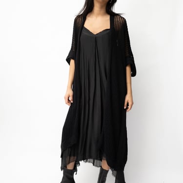 Button Front Shirt Dress in BLACK Only