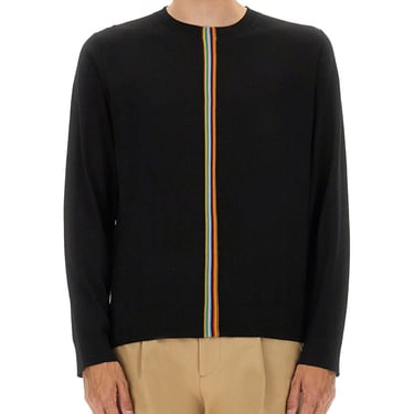Paul Smith Men Jersey With Striped Detail