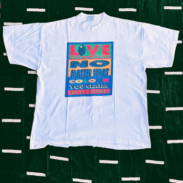 Vintage Cross Colours “Love No Matter What Color” T-Shirt (1990’s)