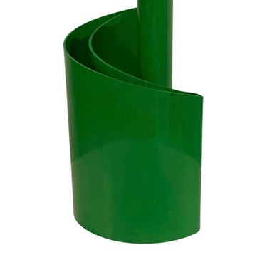 Heller Plastic Curved Vase by Giotto Stoppino 