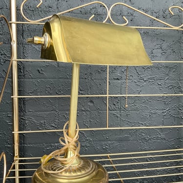 Bankers Brass Lamp