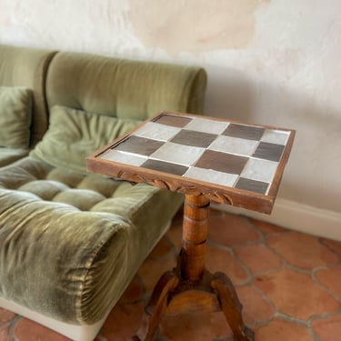 Zellige Tiled Antique Table