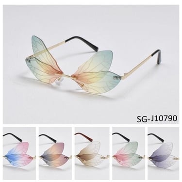 Butterfly sunglasses, butterflies retro style festival sunglasses, novelty costume sunglasses, fun party glasses, concert festival wear 