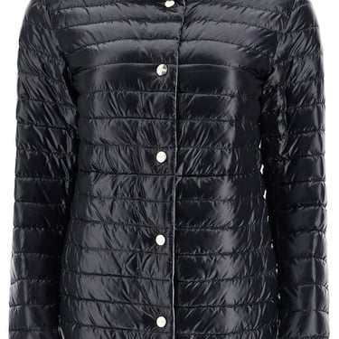 Herno Reversible A-Shape Down Jacket Black And Gray Women