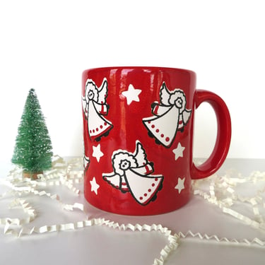 Vintage Waechtersbach Christmas Angel Mug From West Germany - 2 Available 