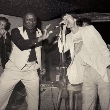 1980s Rolling Stones Original Photographs from Muddy Waters Show - Checkerboard Lounge 1981 - Chicago Photographer Estate - 11” x 8”  Set 10 