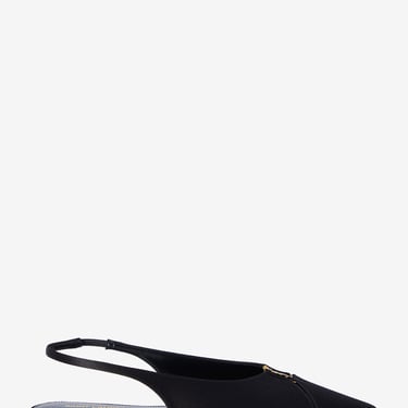 Saint Laurent Women Babylone Slingback Ballerinas