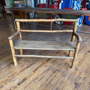 Rustic Branch Bench