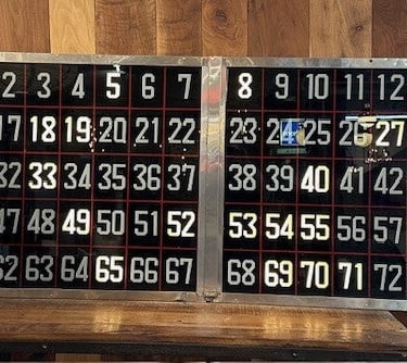 Vintage Bingo Scoreboard