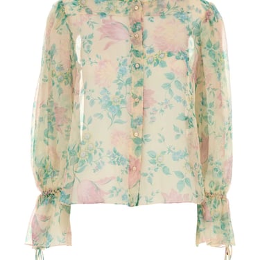 Chloe Women Printed Muslin Blouse
