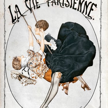 Special collection La Vie Parisienne Print with Swing