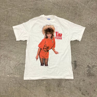 Vintage Tina Turner Tee Retro 1980s You Better be Good to Me + Concert T-Shirt + Size Large + Single Stitch + Band Shirt + Unisex Apparel 
