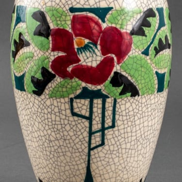 Czech Art Deco Ceramic Vase, 1930s